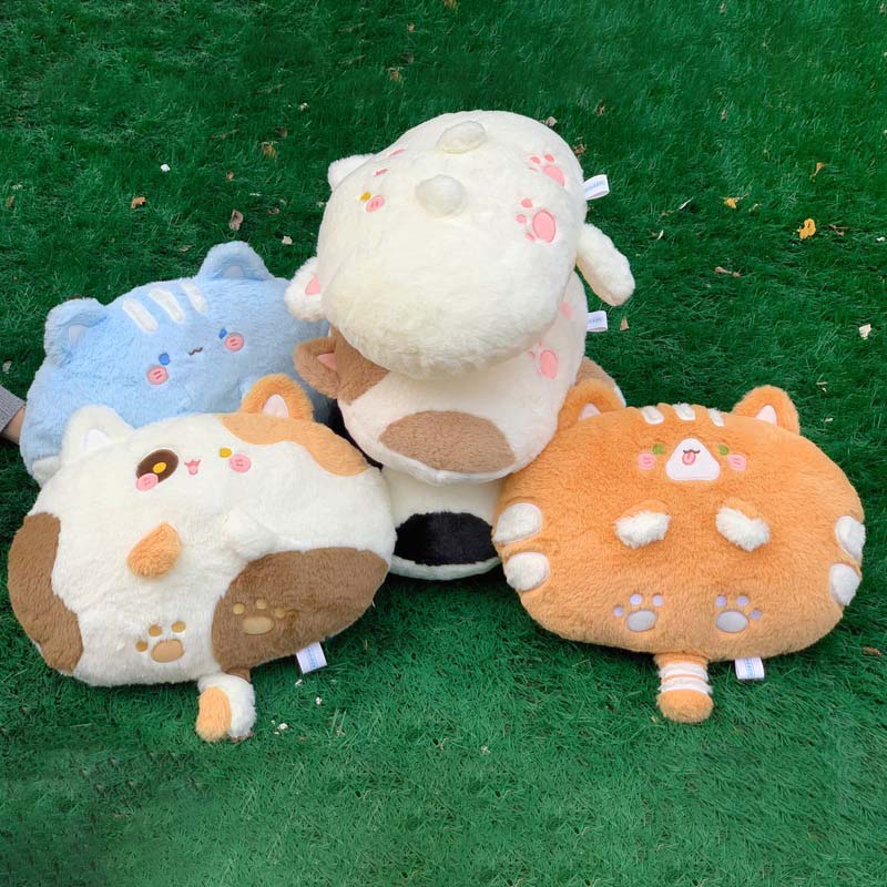 Cute Cat Plush Cushion - Comfortable & Adorable