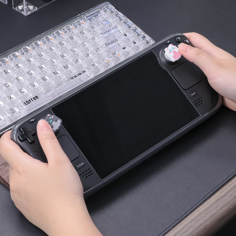 Cat Steam Deck Thumb Grips - Cute & Functional
