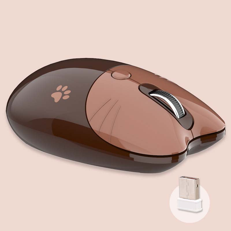 Cute Cat Wireless Mouse for Laptop Silent 2.4G Wireless Mice Noiseless Cute Desk Accessories (9)