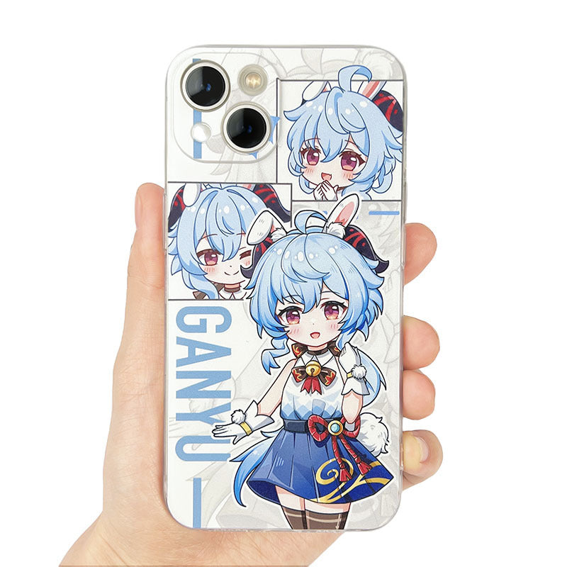 Cute Genshin Impact Phone Case Animal Ears Genshin Impact Fanart Cat Ears Ganyu