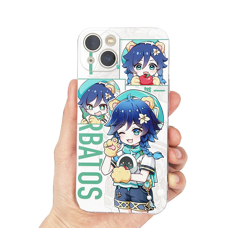 Cute Genshin Impact Phone Case Animal Ears Genshin Impact Fanart Cat Ears Venti