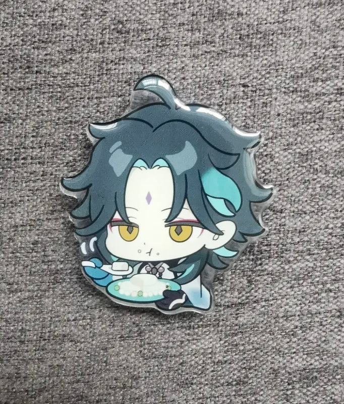 Cute Genshin Impact Phone Holder Grips Chibi Genshin Impact Fanart (1)