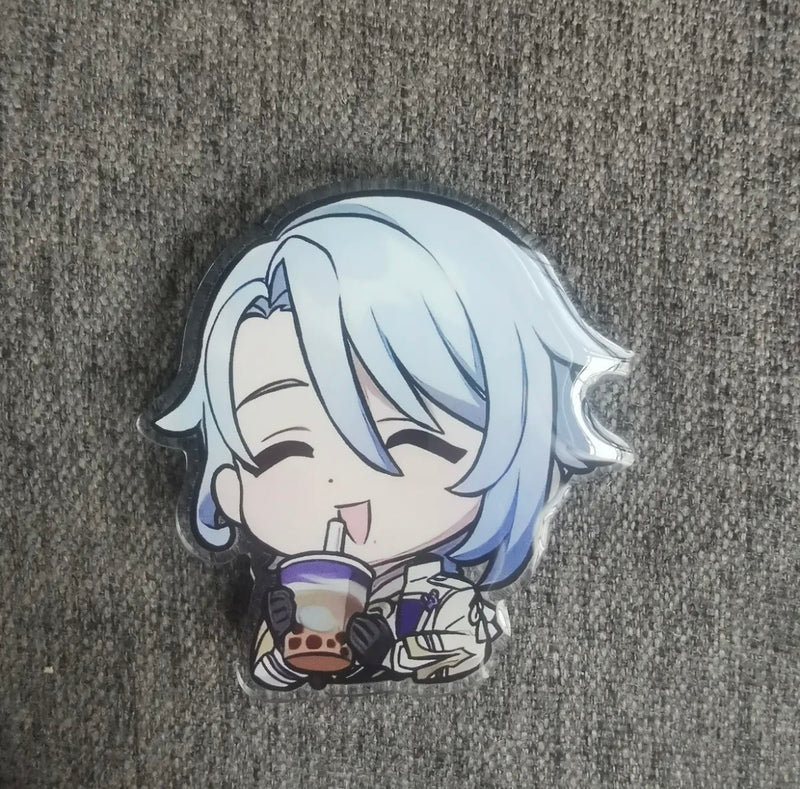 Cute Genshin Impact Phone Holder Grips Chibi Genshin Impact Fanart (12)