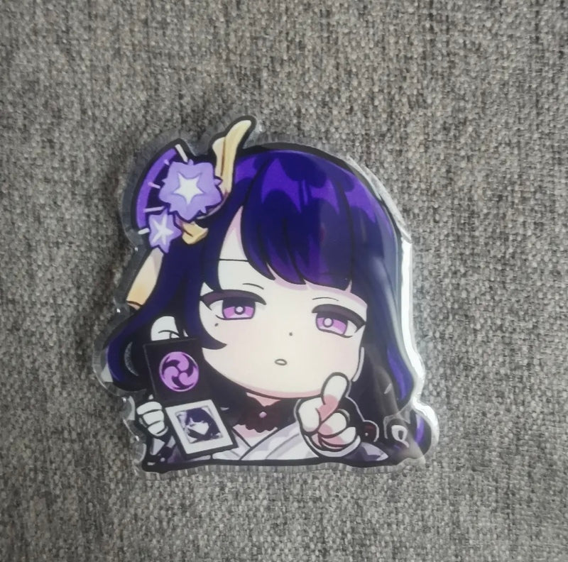 Cute Genshin Impact Phone Holder Grips Chibi Genshin Impact Fanart (15)