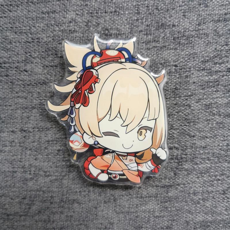 Cute Genshin Impact Phone Holder Grips Chibi Genshin Impact Fanart (16)