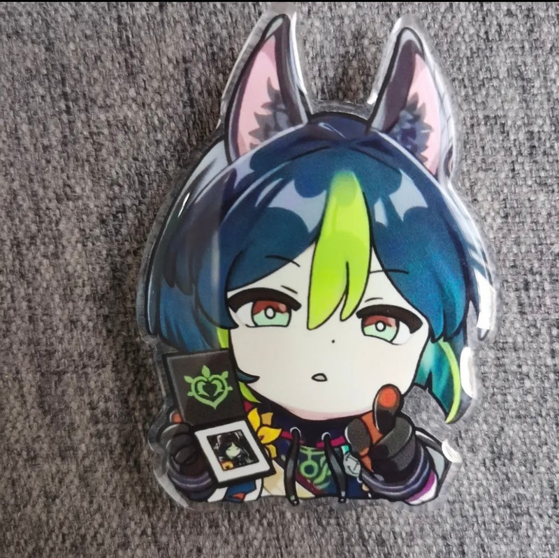 Cute Genshin Impact Phone Holder Grips Chibi Genshin Impact Fanart (7)