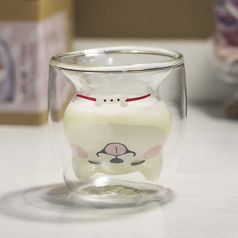 Cute-Glass-Dog-Cup-Shiba-Inu-Cup-Animal-Milk-Cup