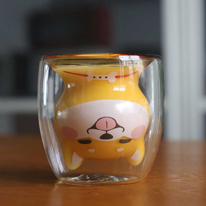 Cute-Glass-Dog-Cup-Shiba-Inu-Cup