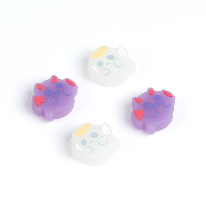 Cute Halloween Ghost Thumb Grips Spooky Joystick Cover Caps (5)