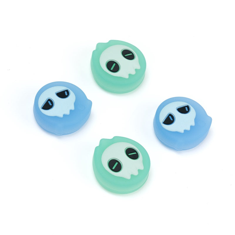 Cute Halloween Ghost Thumb Grips Spooky Joystick Cover Caps (6)