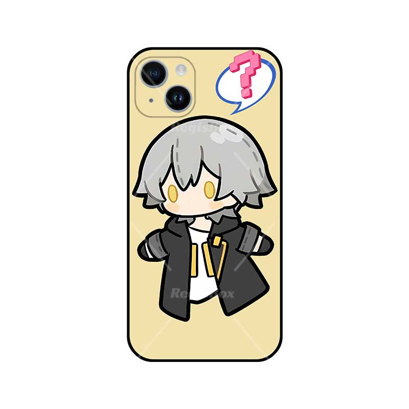 Cute Honkai Star Rail Caelus Phone Case Stelle iPhone Case HSR Trailblazers (2)