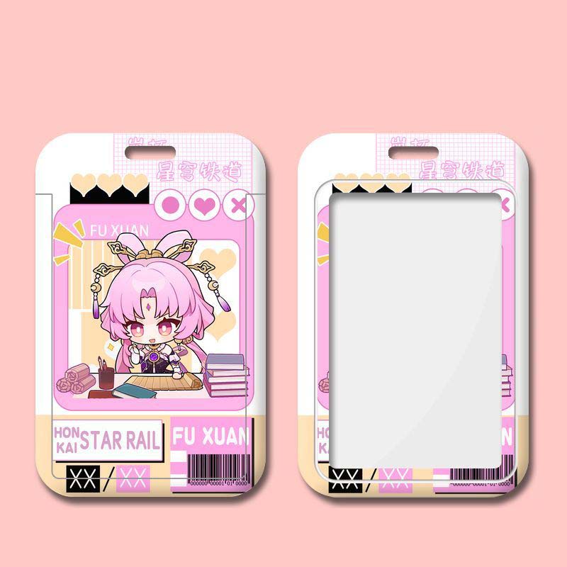 Cute Honkai Star Rail ID Badge Holder Chibi Star Rail Merch (15)