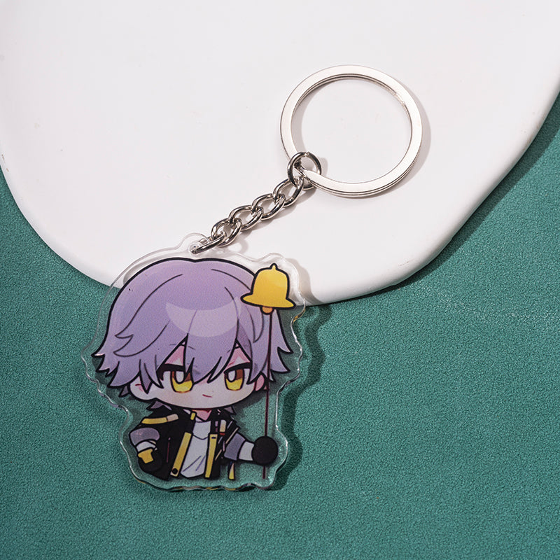 Cute Honkai Star Rail Keychains Kawaii Star Rail Phone Charm (1)