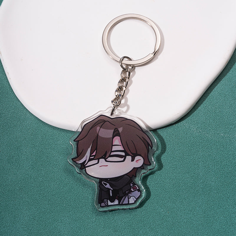 Cute Honkai Star Rail Keychains Kawaii Star Rail Phone Charm (10)