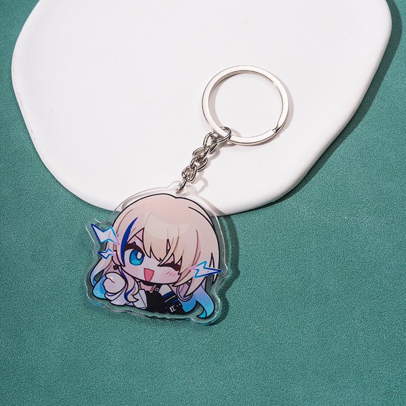 Cute Honkai Star Rail Keychains Kawaii Star Rail Phone Charm (11)