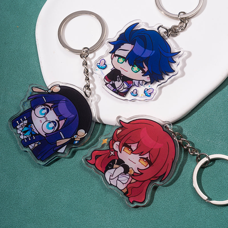 Honkai Star Rail Keychains: Chibi Edition