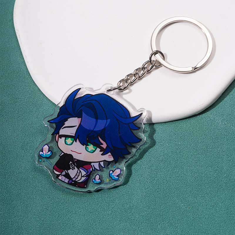Cute Honkai Star Rail Keychains Kawaii Star Rail Phone Charm (2)