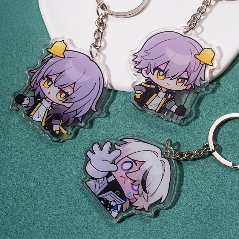 Honkai Star Rail Keychains: Chibi Edition