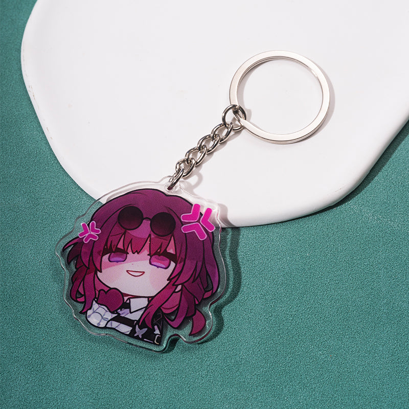 Cute Honkai Star Rail Keychains Kawaii Star Rail Phone Charm (6)