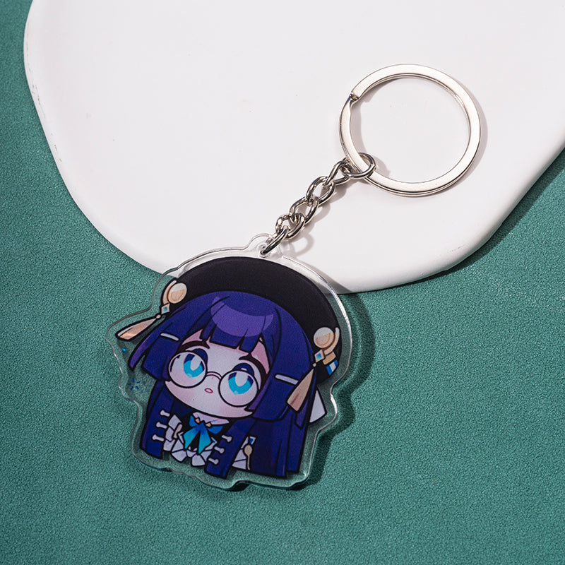 Cute Honkai Star Rail Keychains Kawaii Star Rail Phone Charm (8)