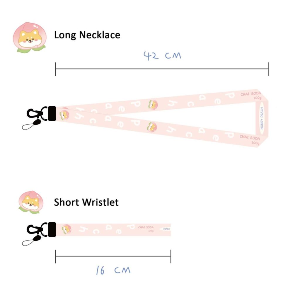 Kawaii Food Keychain Necklaces with Charm