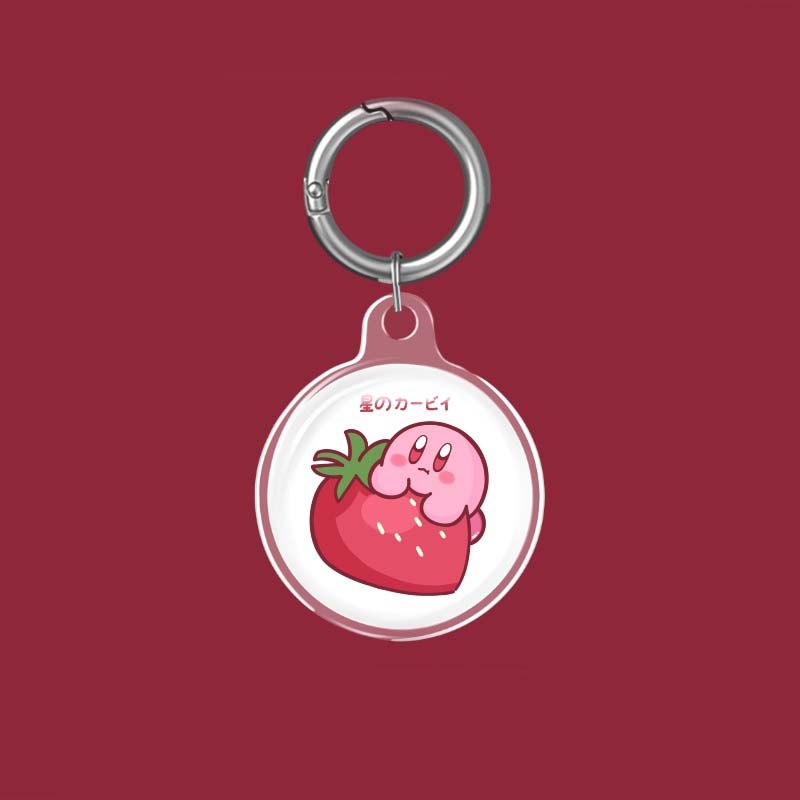 Cute Kirby AirTag Case Holder Kawaii AirTag Protective Case (10)