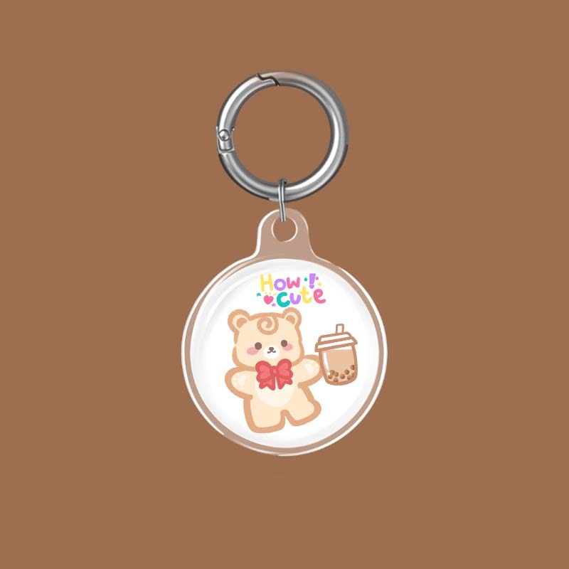 Cute Kirby AirTag Case Holder Kawaii AirTag Protective Case (5)