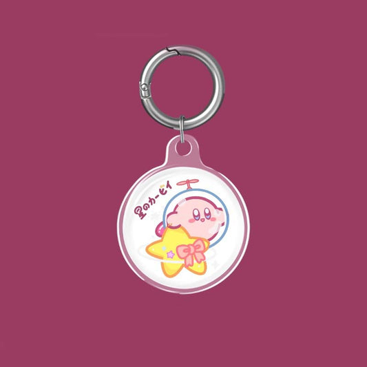 Cute Kirby AirTag Case Holder Kawaii AirTag Protective Case (8)