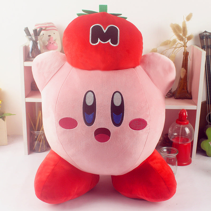 Cute Kirby Plush Toy Kawaii Kirby Plushies Strawberry Kirby Gift Pink Stuffed Toy (3)