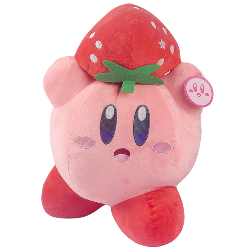 Cute Kirby Plush Toy Kawaii Kirby Plushies Strawberry Kirby Gift Pink Stuffed Toy (4)