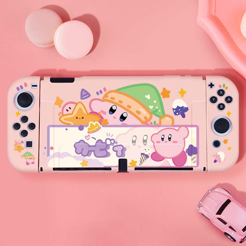 Cute Kirby Switch OLED Cover Case Soft Switch OLED Cases (1)