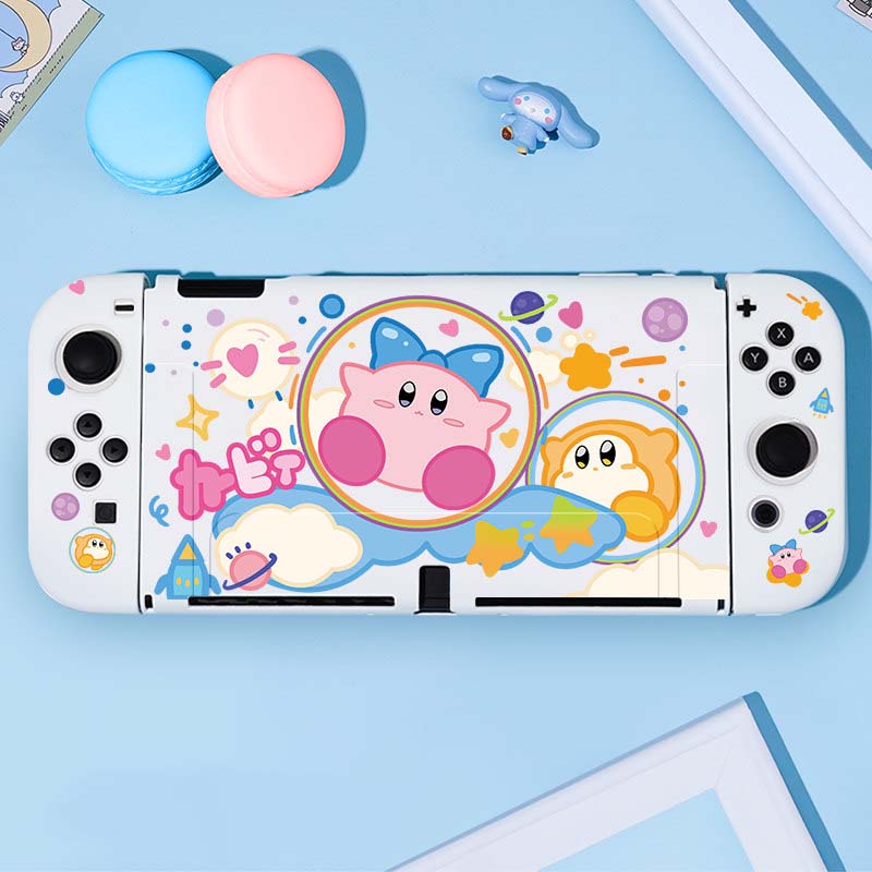 Cute Kirby Switch OLED Cover Case Soft Switch OLED Cases (2)
