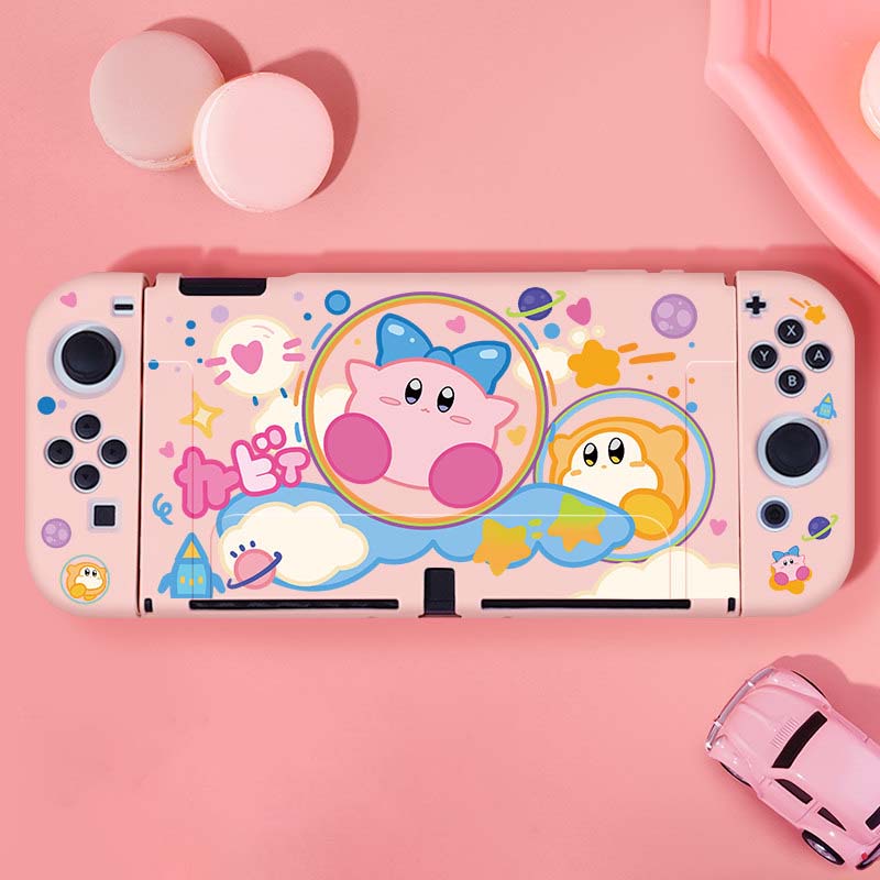 Cute Kirby Switch OLED Cover Case Soft Switch OLED Cases (3)
