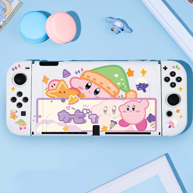 Cute Kirby Switch OLED Cover Case Soft Switch OLED Cases (4)