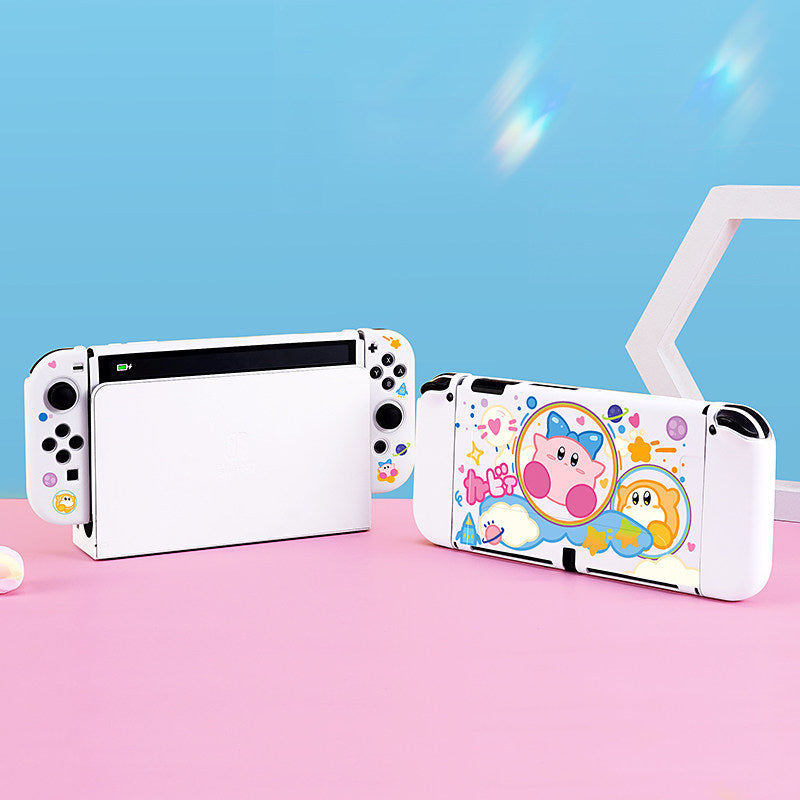 Cute Kirby Switch OLED Shell Case