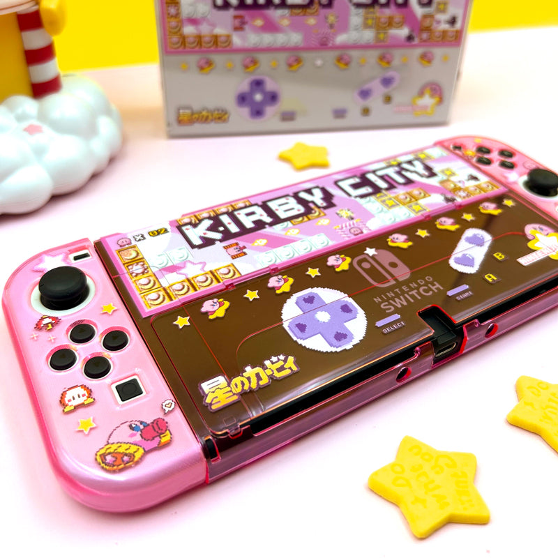 Cute Kirby Switch OLED Case with Protection