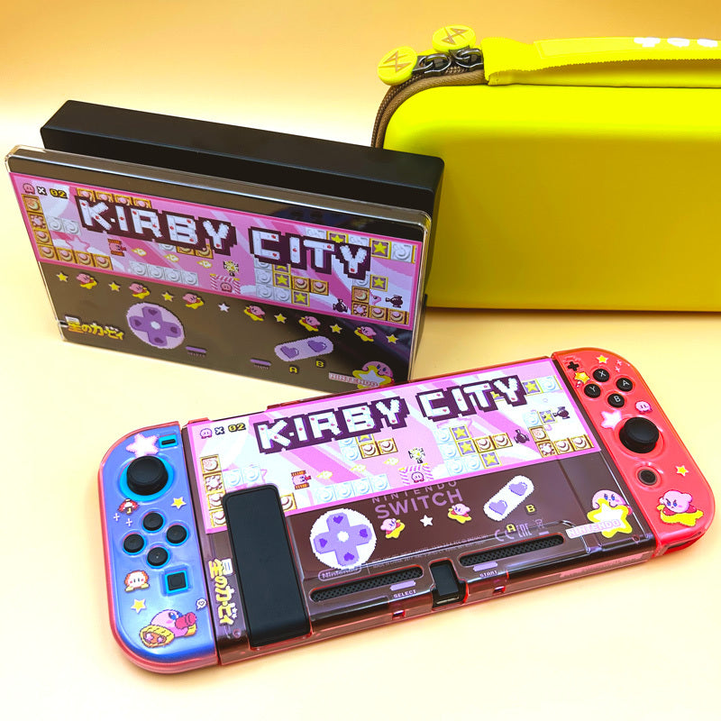 Cute Kirby Switch OLED Cover Retro Kirby Switch TV Dock Cases (6)