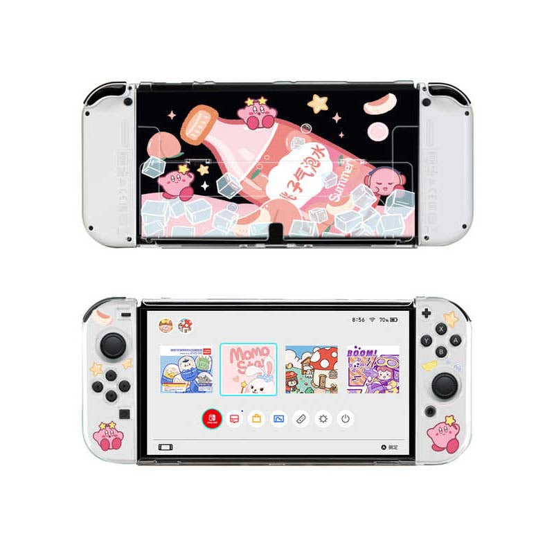 Cute Kirby Switch OLED Shell Case Kawaii Kirby Switch Cases (16)