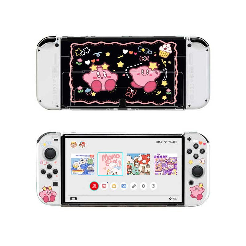 Cute Kirby Switch OLED Shell Case Kawaii Kirby Switch Cases (17)