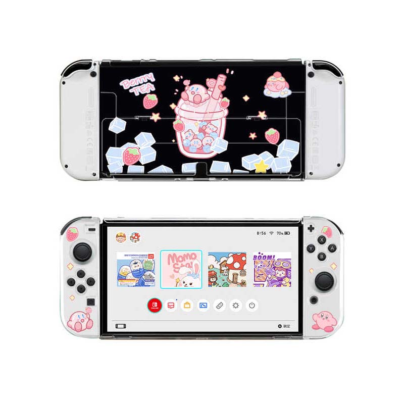 Cute Kirby Switch OLED Shell Case Kawaii Kirby Switch Cases (18)