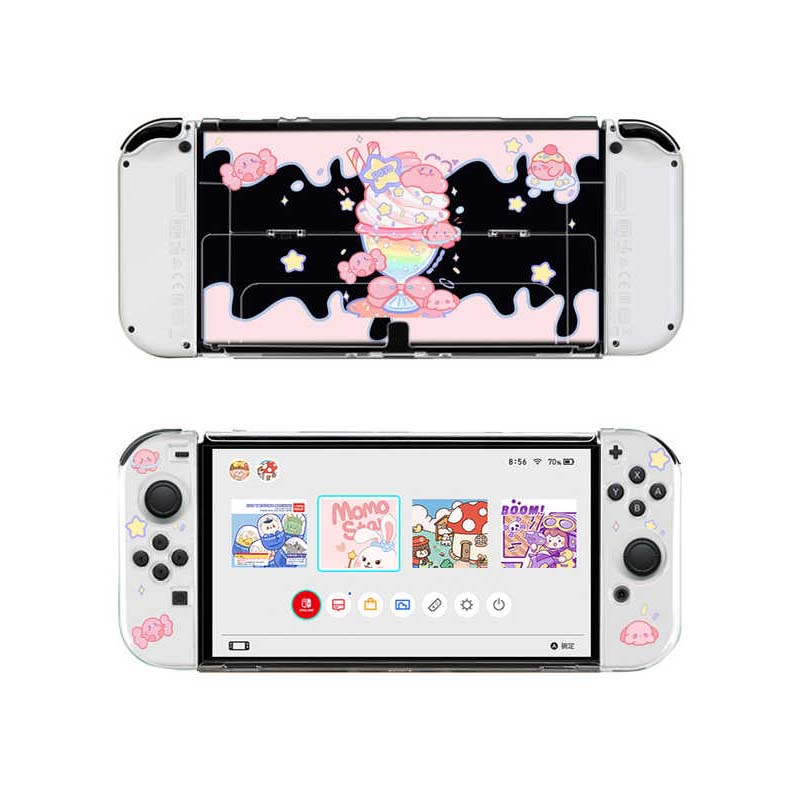 Cute Kirby Switch OLED Shell Case Kawaii Kirby Switch Cases (19)