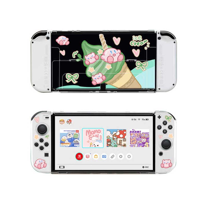 Cute Kirby Switch OLED Shell Case Kawaii Kirby Switch Cases (21)