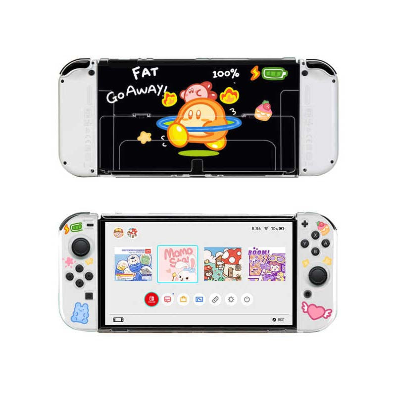 Cute Kirby Switch OLED Shell Case Kawaii Kirby Switch Cases (22)
