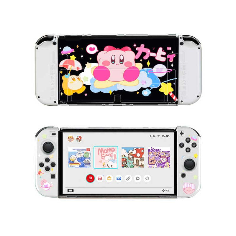 Cute Kirby Switch OLED Shell Case Kawaii Kirby Switch Cases (24)
