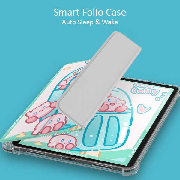 Kirby iPad Cases with Food Art