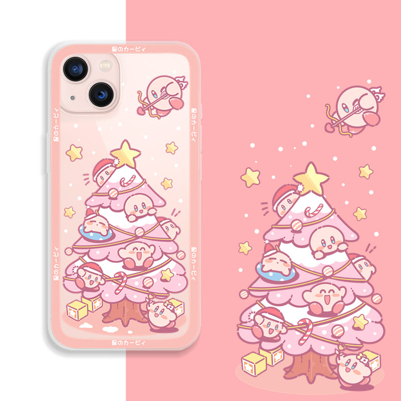 Cute Kirby iPhone Case Kawaii iPhone 13 Pro Max XR XS Max Cute Kirby Gifts Christmas Kirby Accessories (7)