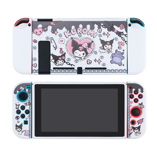 Cute Kuromi Switch Covers Kawaii White Kuromi Switch Case (8)