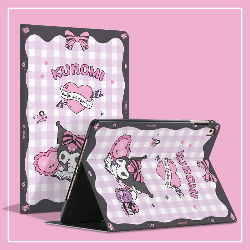 Cute Kuromi iPad Mini Cases Kuromi iPad Air Smart Folio Cases (6)