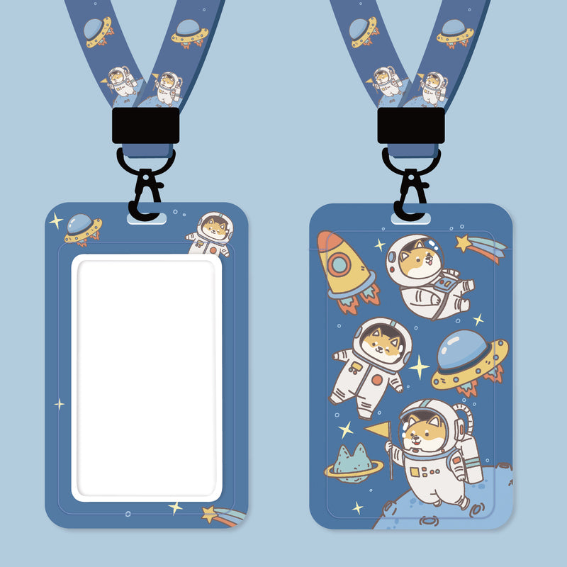 Cute Lanyard with ID Holder Kawaii Lanyard Keychain Cute Phone Strap Neclace (5)