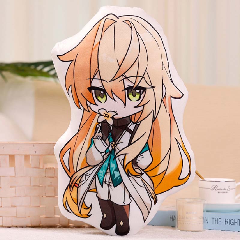 Cute Luocha Honkai Star Rail Cushions Chibi Star Rail Fanart Throw Pillows (8)